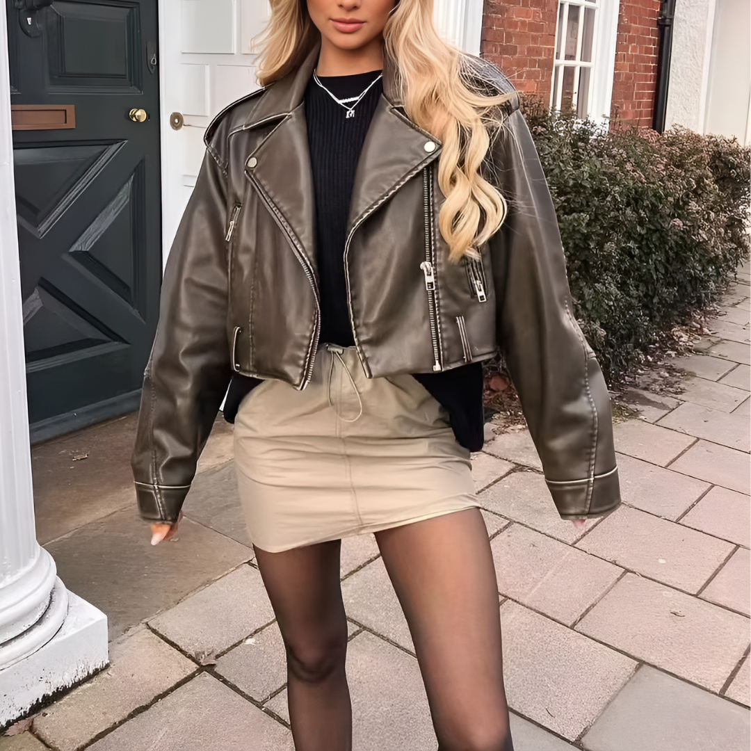 Mila Lederjacke